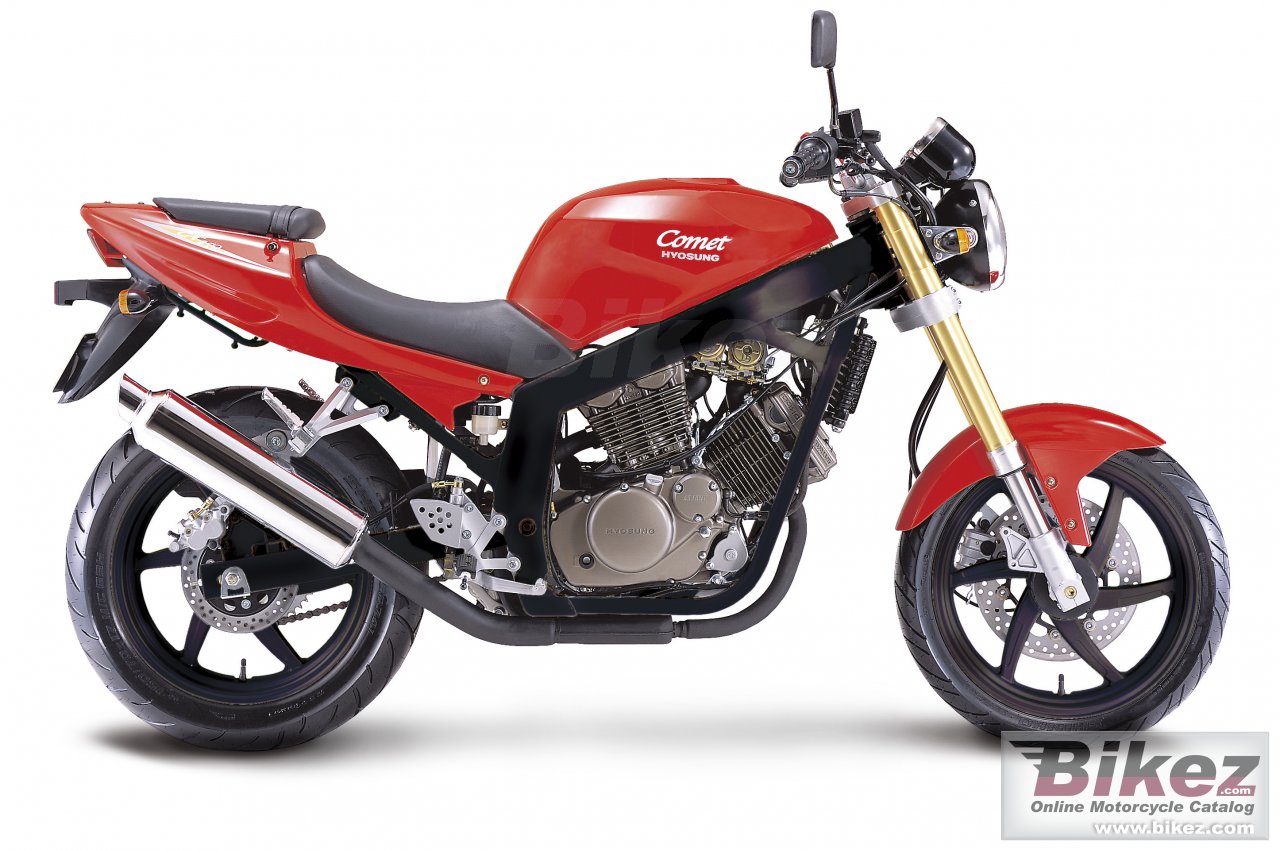 Big Hyosung gt250 picture and wallpaper from Bikez.com